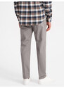 Ombre Men's tailored chino pants - dark beige