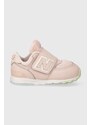 Dětské sneakers boty New Balance NW574MSE růžová barva