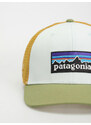 Patagonia P-6 Logo Trucker (wispy green)bílá