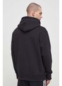 Bavlněná mikina adidas Originals Contempo French Terry Hoodie pánská, černá barva, s kapucí, hladká, HK2937