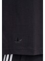 Bavlněné tričko adidas Originals černá barva, s aplikací, IR9452