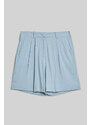 ŠORTKY GANT STRETCH LINEN TAILORING SHORTS modrá 34