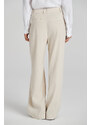 KALHOTY GANT REL STRETCH LINEN TAILORED PANT hnědá 36