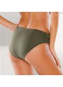 Blancheporte Sada 2 kalhotek „Morella“ zn. Confidence Lingerie z mikrovlákna a strečové krajky khaki 38/40