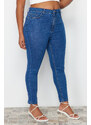 Trendyol Curve Light Blue Stretchy Skinny Jeans