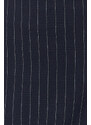 Trendyol Curve Navy Blue Striped Mini Woven Skirt