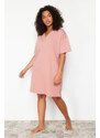 Trendyol Curve Pale Pink Knitted Nightgown