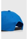 Bavlněná baseballová čepice Armani Exchange tmavomodrá barva, s aplikací, 954112 CC571 NOS