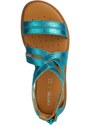 Dětské sandály Geox KARLY zelená barva