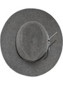 Šedý klobouk plstěný s širokou krempou - americký klobouk Goorin Bros. - kolekce Langum