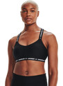 Under Armour Crossback Low Bra | Black/White/White