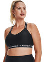 Under Armour Crossback Low Bra | Black/White/White