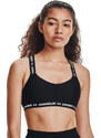 Under Armour Crossback Low Bra | Black/White/White