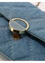 Blancheporte Prošívaná kabelka v džínovém vzhledu modrá