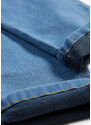 bonprix Strečové džíny Mega Stretch Modrá