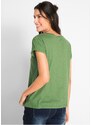 bonprix Boxy tričko, krátký rukáv Zelená