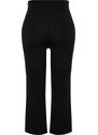 Trendyol Curve Black Accessory Detail Wide Cut Knitted Trousers