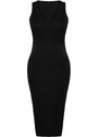 Trendyol Curve Black Bodycon Slim Midi Knitwear Dress
