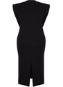 Trendyol Curve Black Midi Knitted Dress
