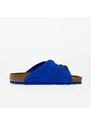 Pánské pantofle Birkenstock Zürich Tech Suede Leather Ultra Blue