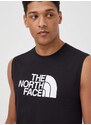 Bavlněné tričko The North Face černá barva, NF0A87R2JK31