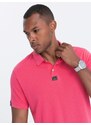 Ombre Clothing Výrazná staro růžová polokošile V4 S1745