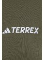 Sportovní mikina adidas TERREX Multi zelená barva, IQ3746
