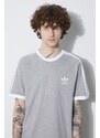 Bavlněné tričko adidas Originals šedá barva, IA4848