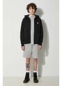 Mikina adidas Originals pánská, černá barva, s kapucí, hladká, IL2511