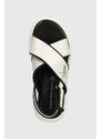 Dětské sandály Calvin Klein Jeans bílá barva