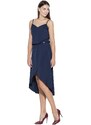 Dress with thin straps Katrus navy blue