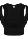 Trendyol Black Back Reflector Print Detailed Support/Shaping Knitted Sports Bra