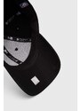 Bavlněná baseballová čepice New Era Chicago Bulls černá barva, s aplikací