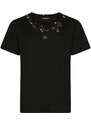 DOLCE & GABBANA Embellished Black tričko