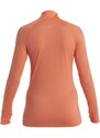 ICEBREAKER Wmns Merino 125 ZoneKnit LS Half Zip, Tang/Praline/Cb velikost: M