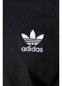 Bavlněné tričko s dlouhým rukávem adidas Originals 3-Stripes Long Sleeve Tee černá barva, s aplikací, IA4877