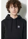 Mikina adidas Originals pánská, černá barva, s kapucí, s aplikací, IM4522