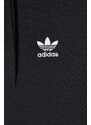 Mikina adidas Originals pánská, černá barva, s kapucí, s aplikací, IM4522