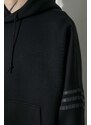 Mikina adidas Originals pánská, černá barva, s kapucí, s aplikací, IP3286