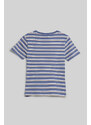 TRIČKO GANT STRIPED T-SHIRT modrá 134/140