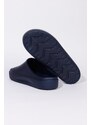 AC&Co / Altınyıldız Classics Men's Navy Blue Flexible Comfortable Sole Patterned Slippers