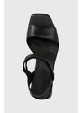 Kožené sandály Camper Kiara Sandal černá barva, K201501.006