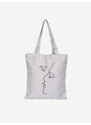 Shelvt Grey Fabric Zipper Bag