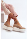 Kesi Dámské béžové espadrilky Malla Wedge