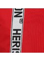 HERISSON Velká dámská nylonová shopper kabelka přes rameno HE2125 - červená