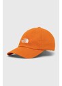 Kšiltovka The North Face Norm Hat oranžová barva, s aplikací, NF0A7WHOPCO1