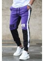 Madmext Printed Purple Tracksuit 2904