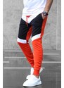 Madmext Color Block Orange Tracksuit 2927