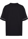Trendyol Black Oversize Sleeves Stitch Detail 100% Cotton T-Shirt