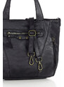 Marco Mazzini handmade Kožená kabelka přes rameno Mazzini MM233 černá